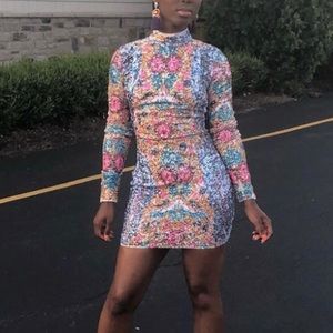 Colorful sequin Party dress!